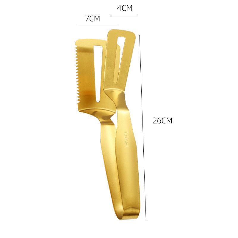 Stainless Steel Steak BBQ Tongs