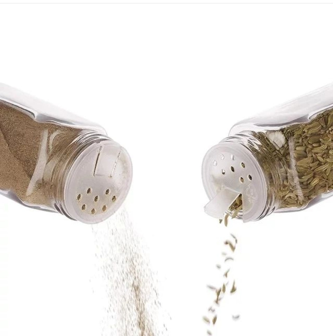 Glass Spice Jars | Stainless Steel Lids