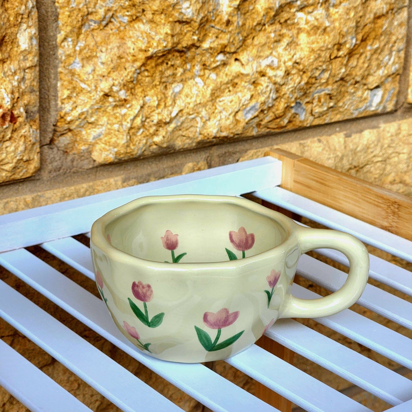 Floral Charm Ceramic Mug