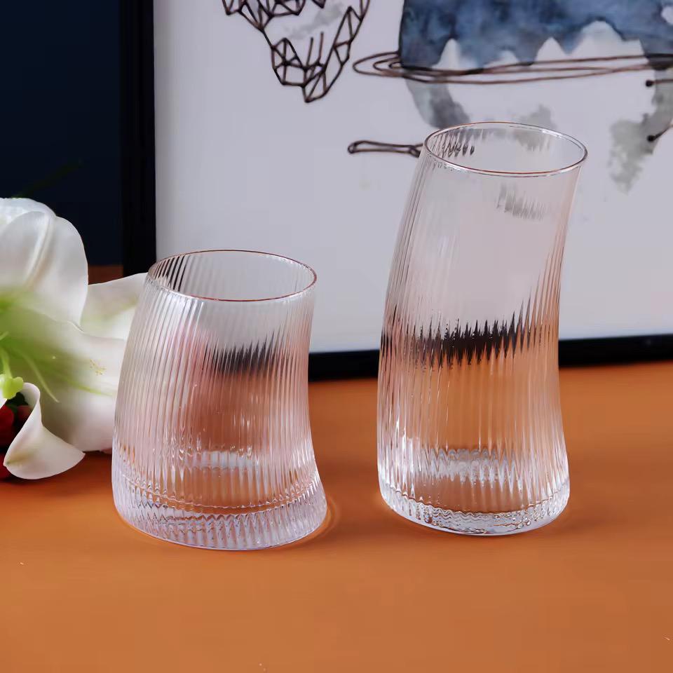 Glass Ribbed Cups - view 4