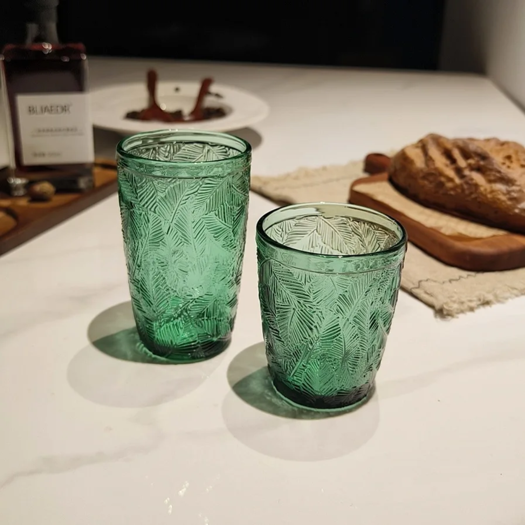 380ml Dark Green Glass Cup | 1 Dozen