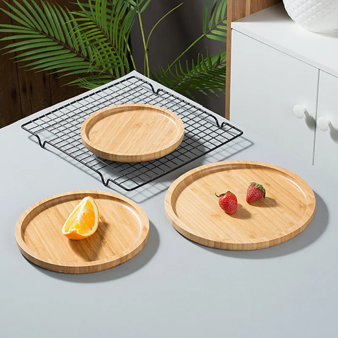 Bamboo Serving Plate and Tray - view 2