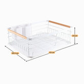 1-tier dish rack dimensions 43 x 30.5 x 14 cm