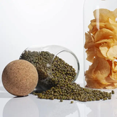 Glass Storage Jar with Ball Cork Lid - view 4