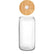 Glass Cup with Bamboo Lid & Straw, 550ml - view 9