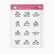 84 waterproof clear spice labels in Arabic and English, including shawarma, tawook and 7 spices
