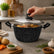 Granite Casserole Pot with Stainless Steel Lid