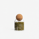 Glass Storage Jar with Ball Cork Lid