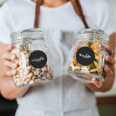 Waterproof Pantry Labels in English & Arabic, 70 Names - view 2