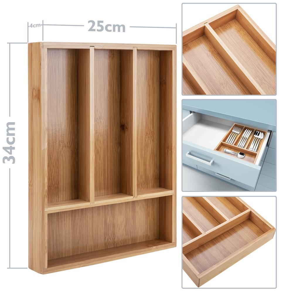 Bamboo Drawer Organizer