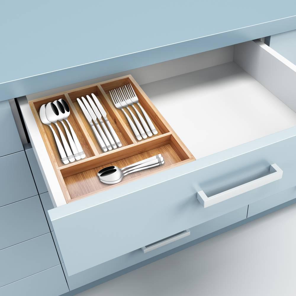 Bamboo Drawer Organizer