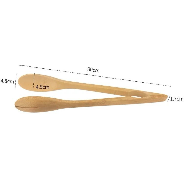 Bamboo Food Tongs