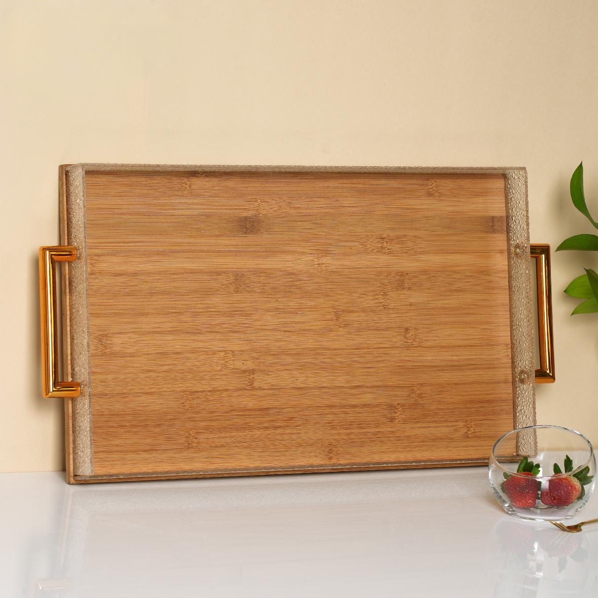 Bamboo Decorative Serving Tray