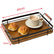 Burnt Bamboo Serving Tray with Metal Edges - view 6