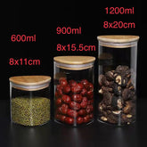 Triangular Glass Storage Jars - view 3