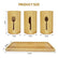 Bamboo Utensil Organizer, Set of 3 - view 5