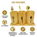 Bamboo Utensil Organizer, Set of 3 - view 4