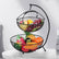 2-Tier Black Metal Fruit Basket Stand - view 2