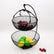 2-Tier Black Metal Fruit Basket Stand - view 3