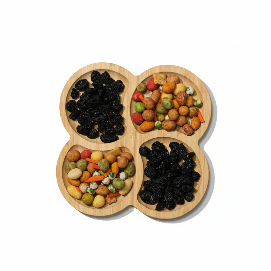 Bamboo Snack Serving Tray