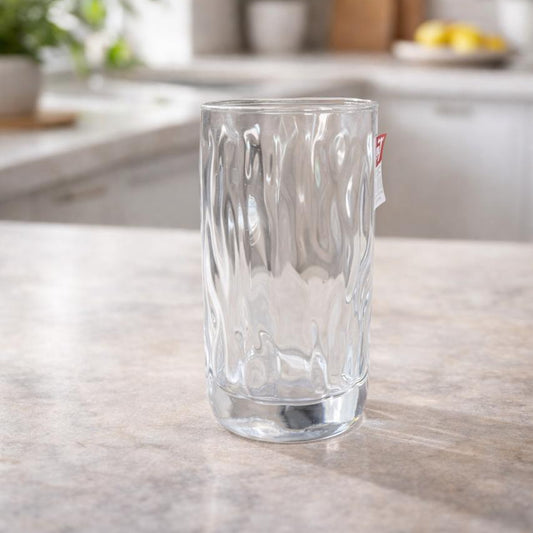 Textured Glass Cups Set 415ml