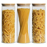 Classic Glass Food Storage Containers with Wooden Lids - view 8