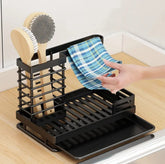 Black Mini Countertop Storage Rack - view 3