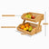 2-tier bamboo fruit basket dimensions 32.5 x 25 x 28.4 cm, top tier 32.5 x 21 x 9.7 cm