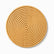 Round bamboo board with 12 circular ring grooves, top view