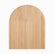 Bamboo Serving Boards - arch-shaped ribbed serving board