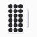 Blank black chalkboard spice labels sheet with white chalk marker