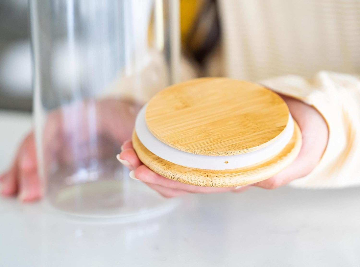 Classic Food Storage | Glass Containers With Wooden Lid