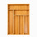 Kitchen Drawer Organizer - bamboo cutlery tray with 6 compartments