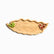 Leaf-shaped bamboo serving tray with carved veins, green grapes and fresh fig halves