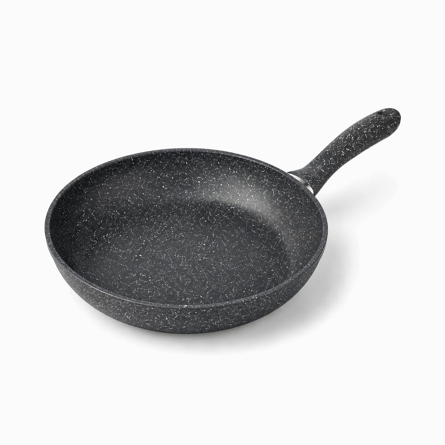Phoenix granite frying pan with speckled charcoal non-stick coating and speckled handle