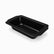Phoenix black granite loaf pan with white speckles and curved side handles