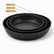 Round granite pan sizes: 38 x 7 cm, 32 x 6 cm and 28 x 5.5 cm