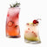 Ribbed Glass Tumblers, Set of 12 - curved ribbed glasses with fruit drinks