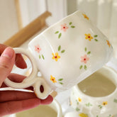 Yellow Butterfly Ceramic Mug - view 4