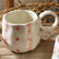 Red & Pink Butterfly Ceramic Mug - view 3