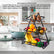 Black Triangle Metal Fruit Basket Stand - view 5