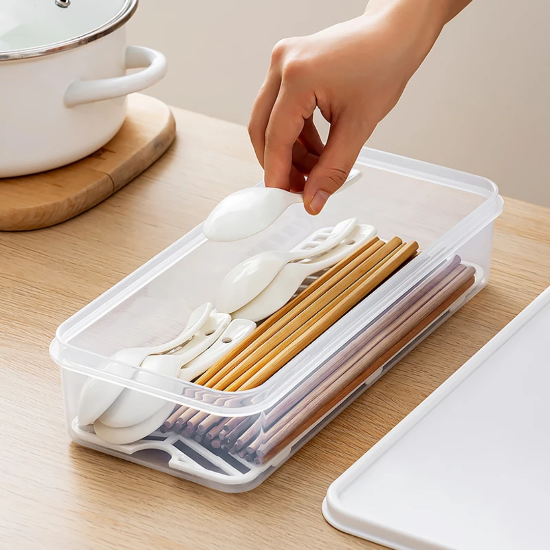 EasyDrain Storage Container| BPA Free Plastic