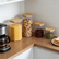 Hexagonal Airtight Glass Jars with Bamboo Lids - view 5