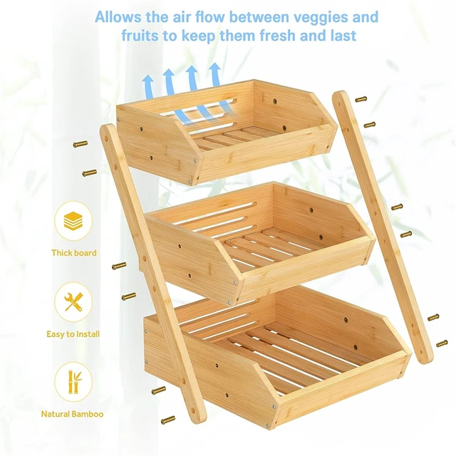 Bamboo Fruit Basket | Two Sizes