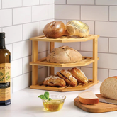 3-Tier Bamboo Kitchen Organizer Stand - view 2