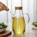 Glass Oil Dispenser with Bamboo Lid - view 3