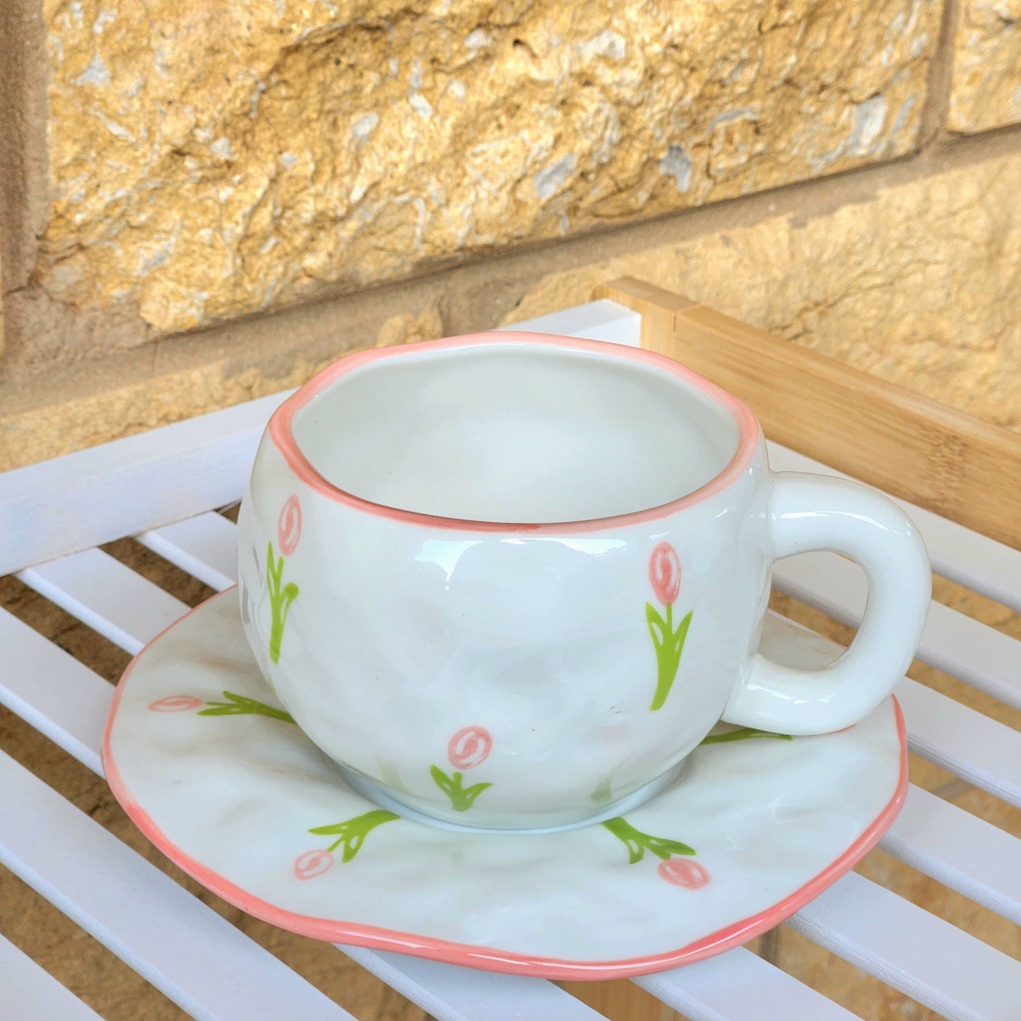 Spring Mugs Collection |Mug with saucer