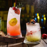 Ribbed Glass Tumblers, Set of 12 - view 3