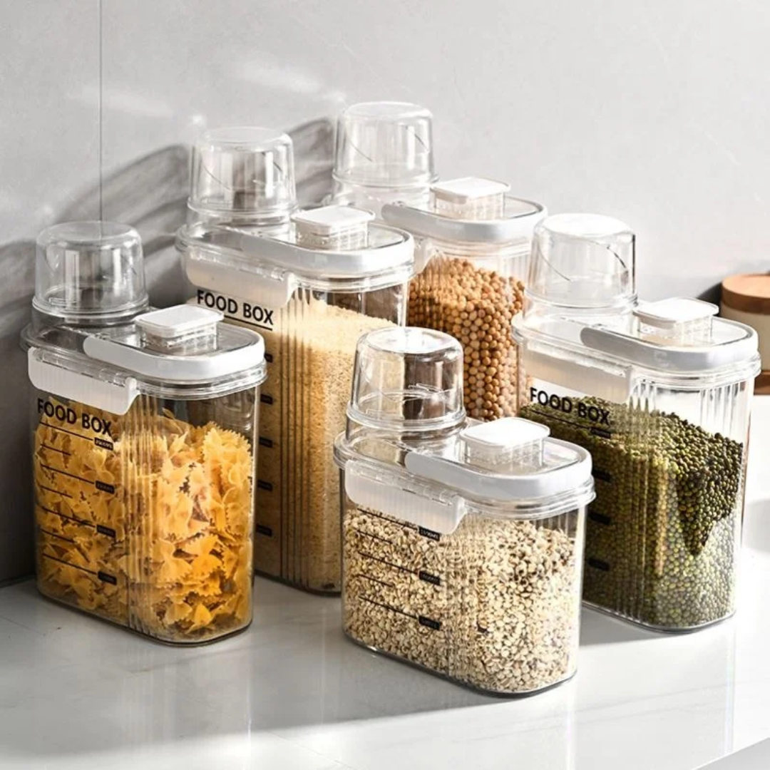 Pouring Food Storage Containers