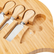 Round Bamboo Cheese Board with 4-Piece Knife Set - view 2